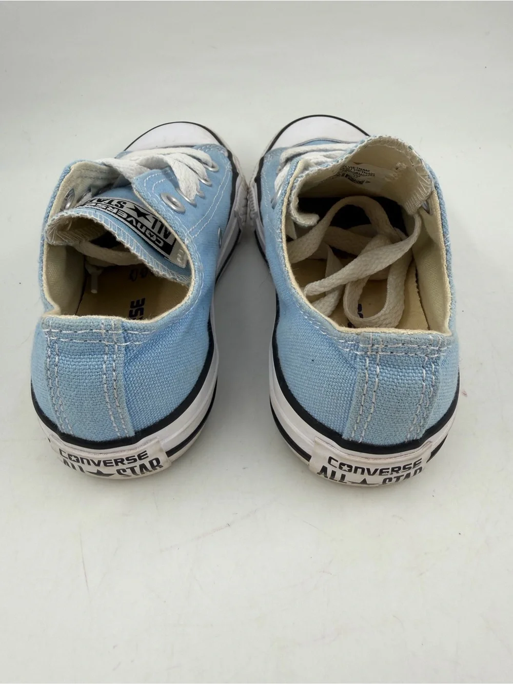 Converse Kid’s Chuck Taylor AS - SZ 11C- Lite Blue Canvas Low Top Sneakers Shoes